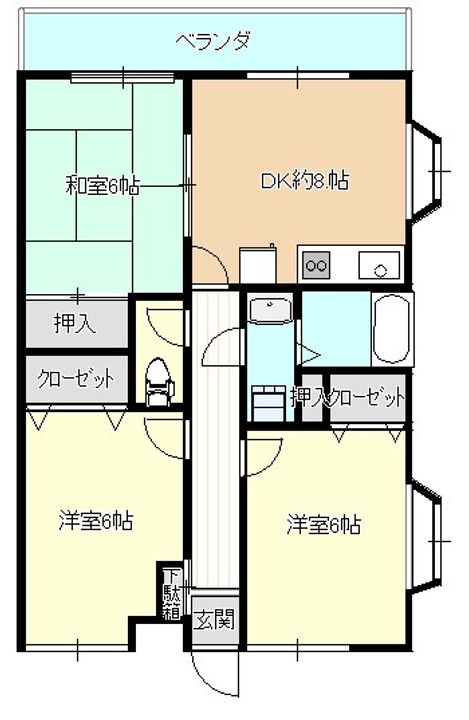 第2ストークマンションの間取り