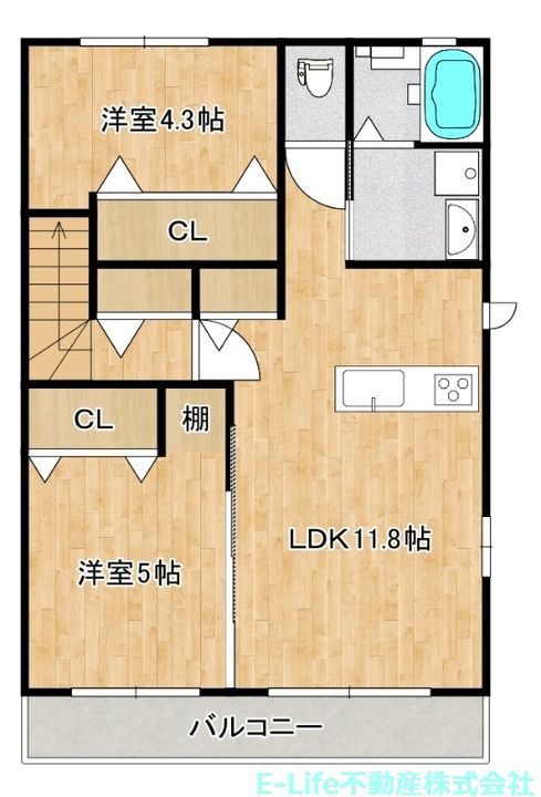 SHELL Leben八反田の間取り