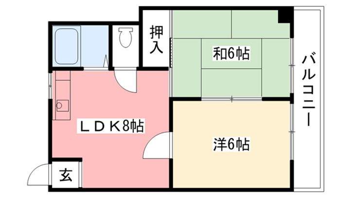 パインリーフ甲子園の間取り