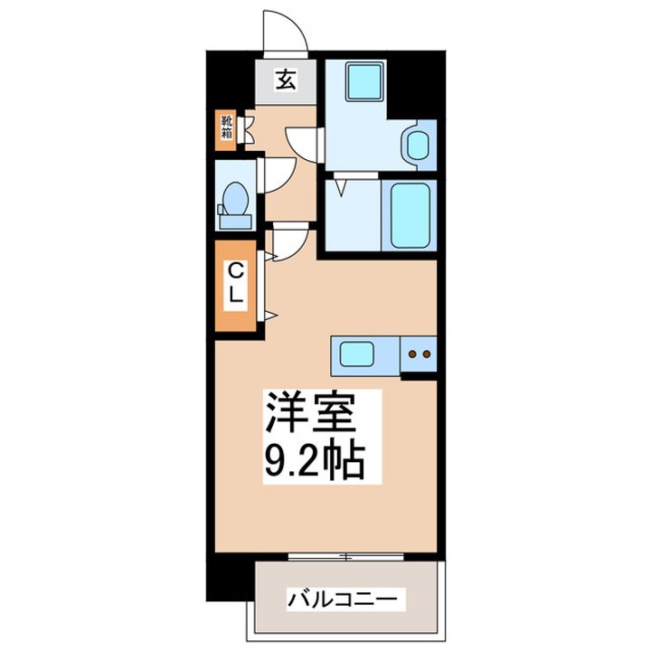 SQUARE三里木駅前の間取り