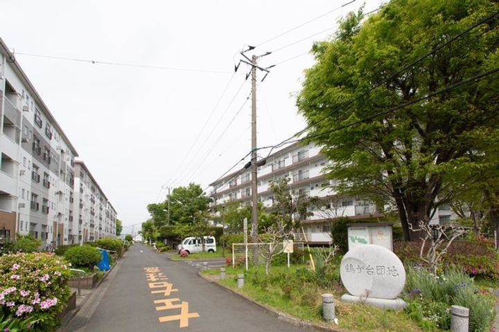 UR鶴が台の地図