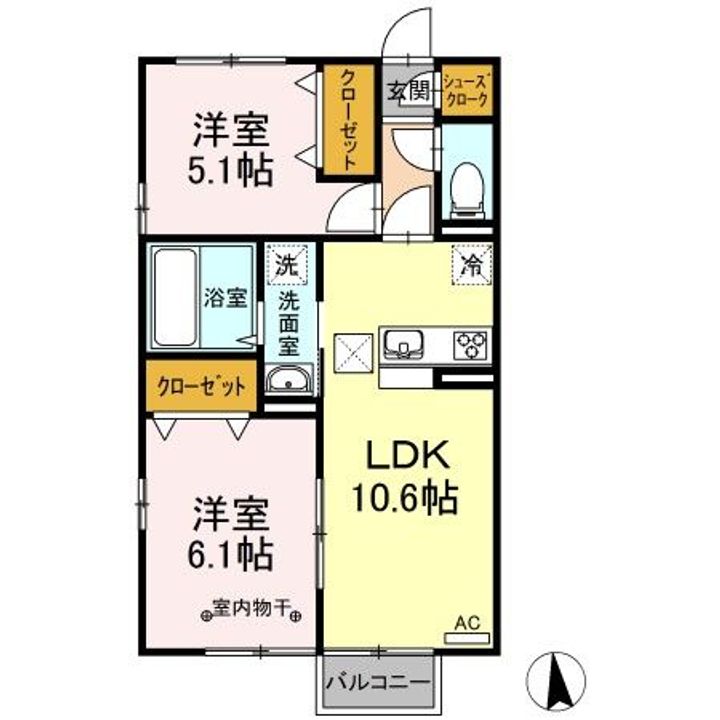 プルミエールの間取り