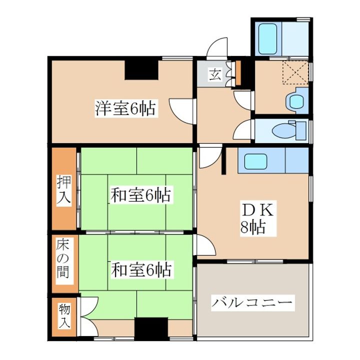 豊栄ビルの間取り
