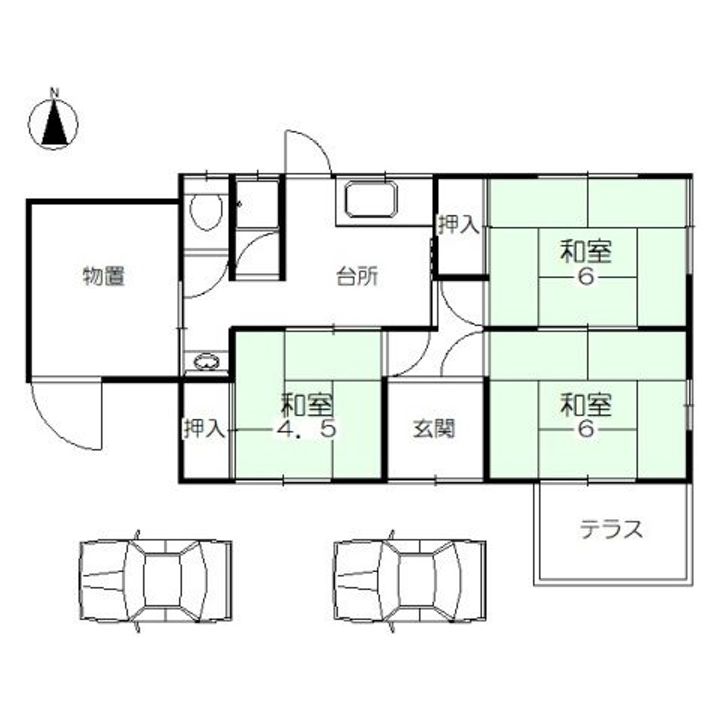 岡山県岡山市南区泉田1(一戸建)の賃貸物件の間取り