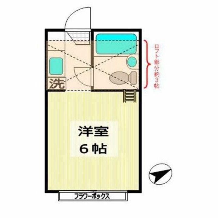 多摩ロイヤルハイツA棟の間取り