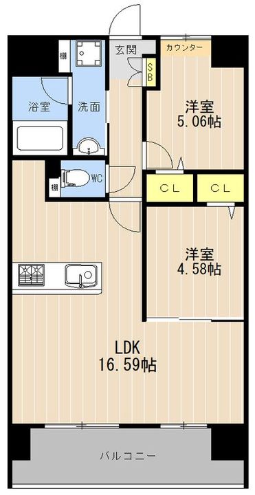 LIBTH菊陽IIの間取り