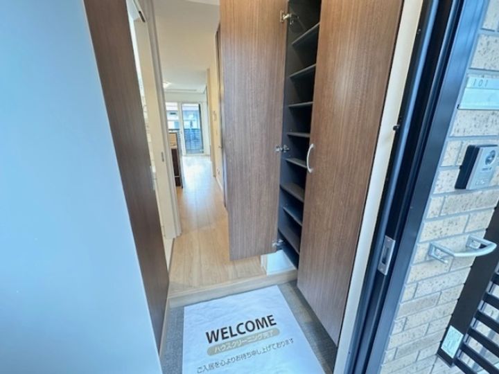 福岡県北九州市小倉南区富士見1(アパート)の賃貸物件の玄関