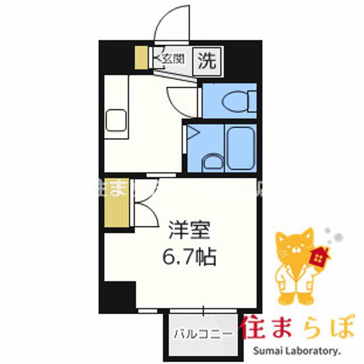 大阪府大阪市北区太融寺町の賃貸マンションの間取り