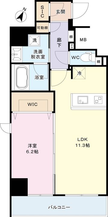 ARKMARK渋谷初台の間取り