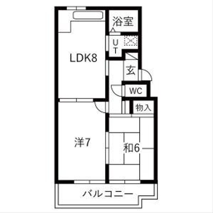 サン青山の間取り