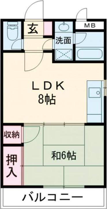 ハピネスの間取り
