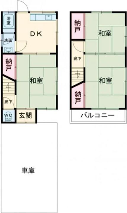 大阪府枚方市春日東町2(一戸建)の賃貸物件の間取り
