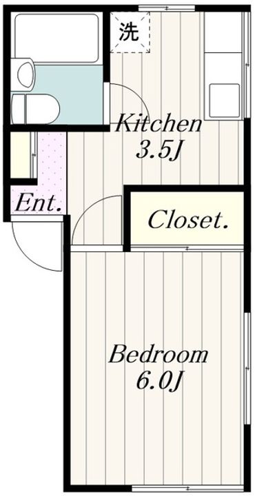 友愛ハイムの間取り