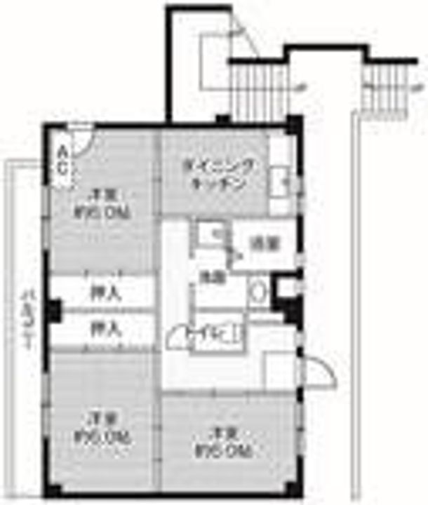 ビレッジハウス五所3号棟の間取り
