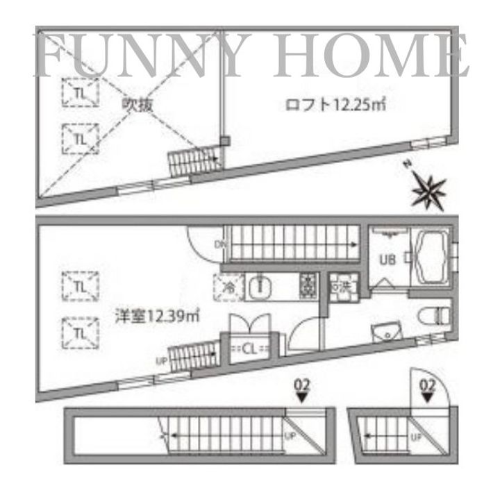 東京都世田谷区池尻2(アパート)の賃貸物件の間取り