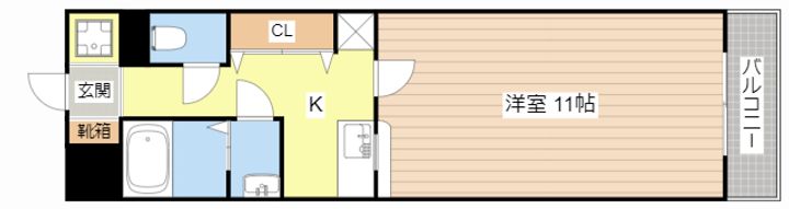 滋賀県湖南市平松北3(マンション)の賃貸物件の間取り