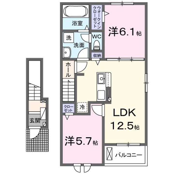 グリシーナの間取り
