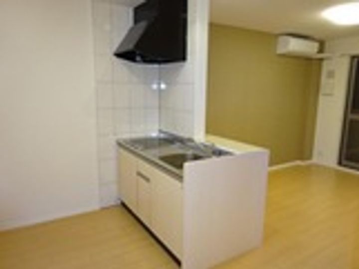 岡山県岡山市北区久米(アパート)の賃貸物件のキッチン