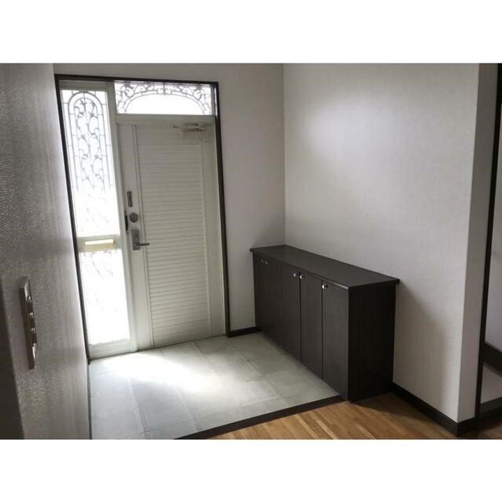 ハイツポエムの玄関