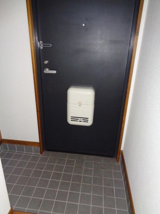 エクセレント安田A館の玄関