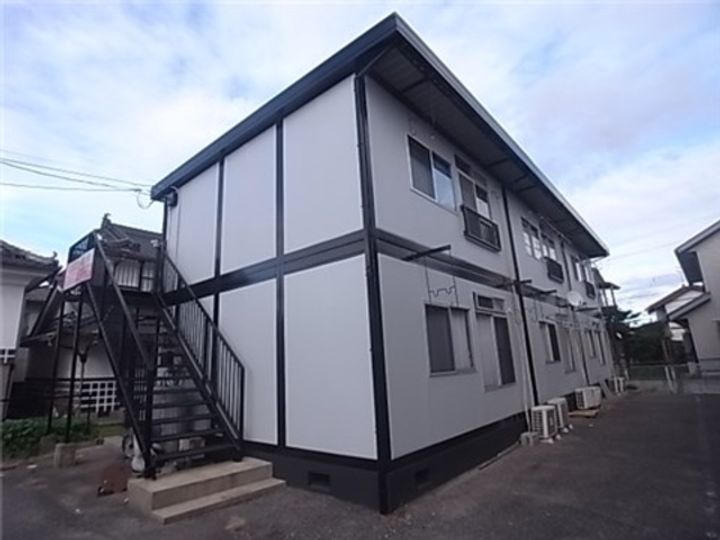 岡山県倉敷市中庄(アパート)の賃貸物件の外観