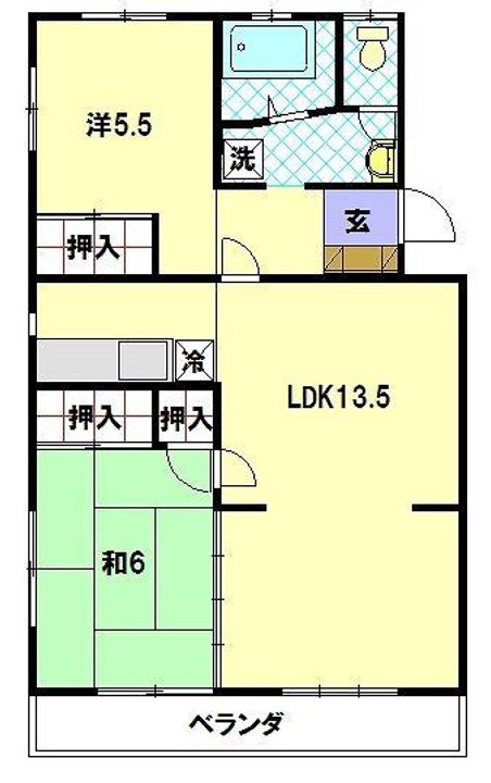 グリーン白鳥の間取り