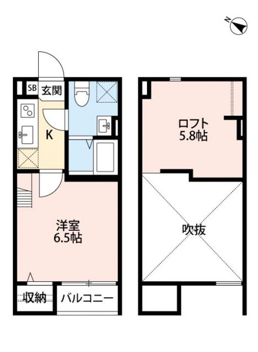 大阪府堺市堺区香ヶ丘町3(アパート)の賃貸物件の間取り
