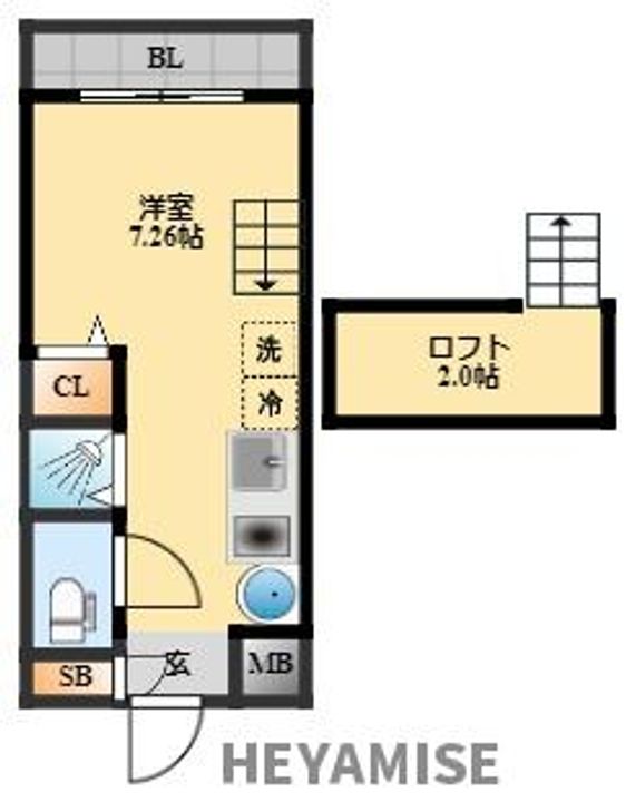 プランドールNKの間取り