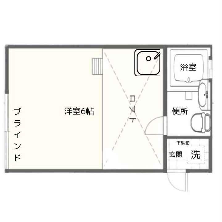 キャッスル東幸の間取り