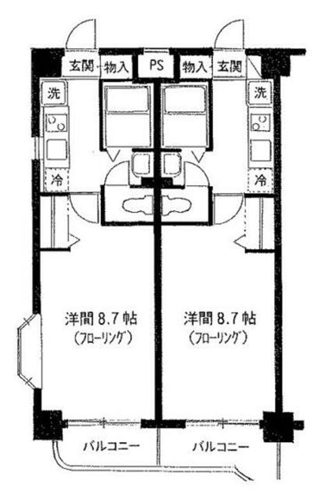 ケンショーパレスの間取り