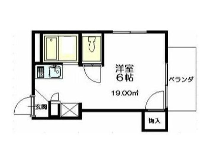 東京都日野市三沢1(マンション)の賃貸物件の間取り