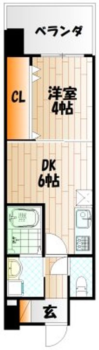 アルティザ小倉の間取り