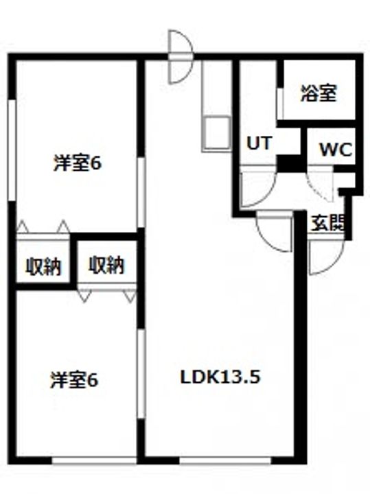 グランメール南19条の間取り