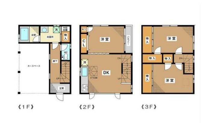 東京都大田区田園調布1(一戸建)の賃貸物件の間取り