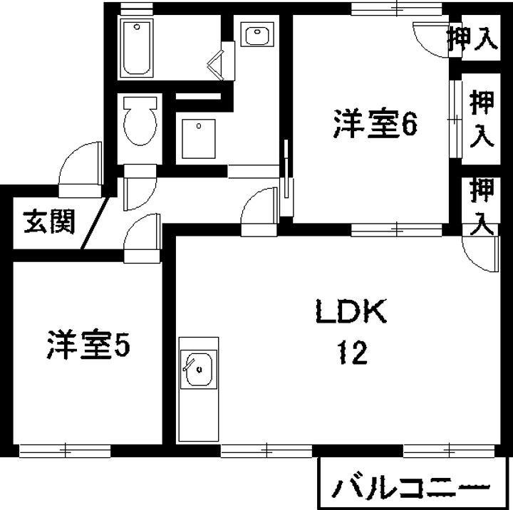 みかん村(オレンジビレッジ)の間取り
