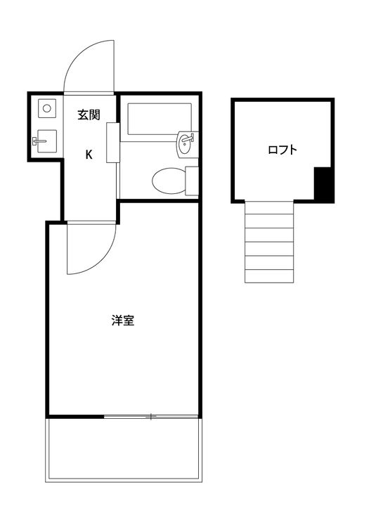ヒルサイドフラット馬込の間取り