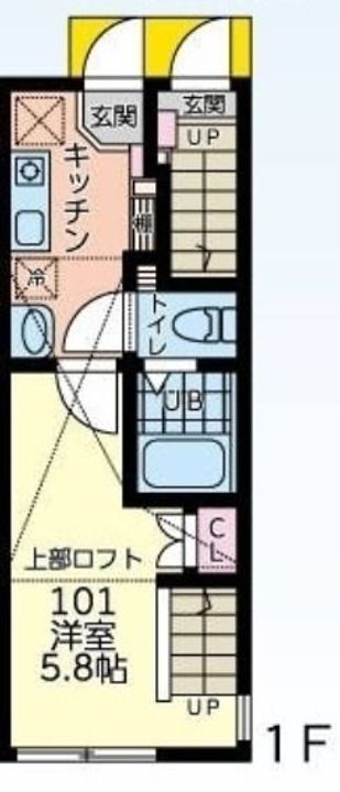 コンフォート八王子の間取り
