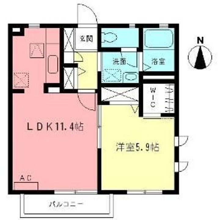 ブリリアDの間取り