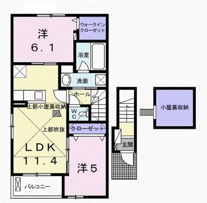 クリスティーズ コートIの間取り