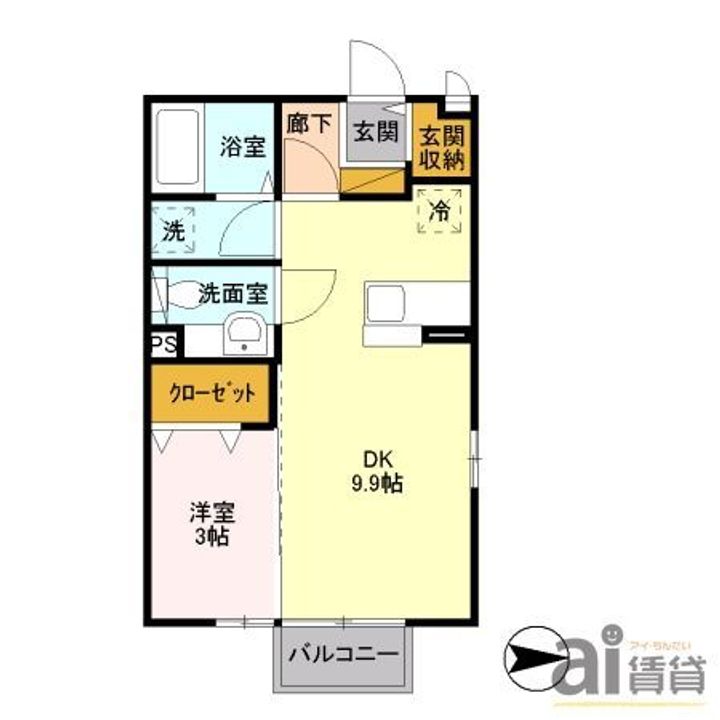 東京都練馬区東大泉6(アパート)の賃貸物件の間取り