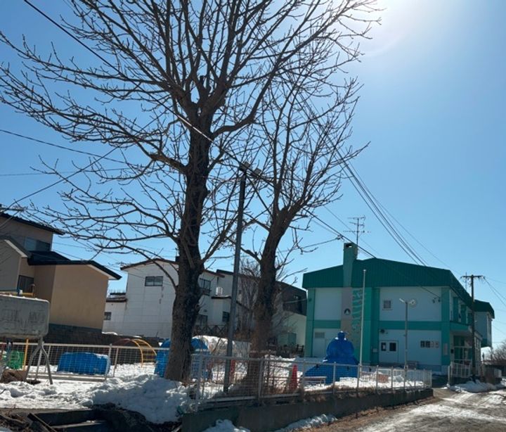 米町夕日館の周辺