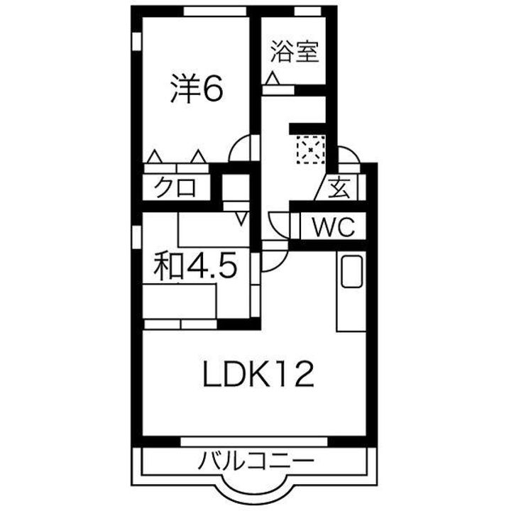 愛知県高浜市湯山町5(マンション)の賃貸物件の間取り