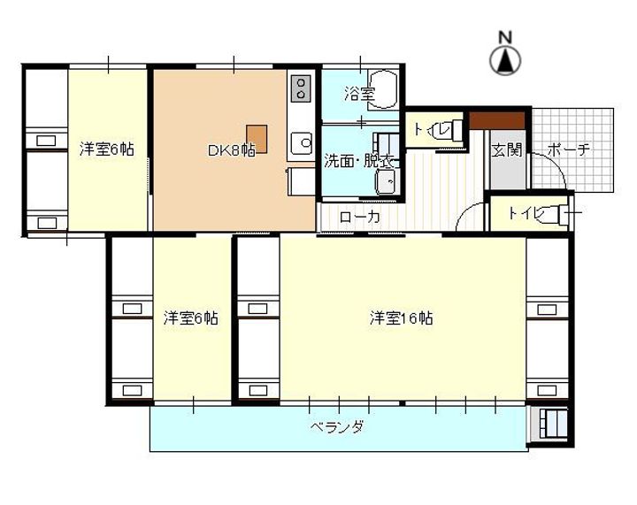 熊本県熊本市東区小峯1(一戸建)の賃貸物件の間取り