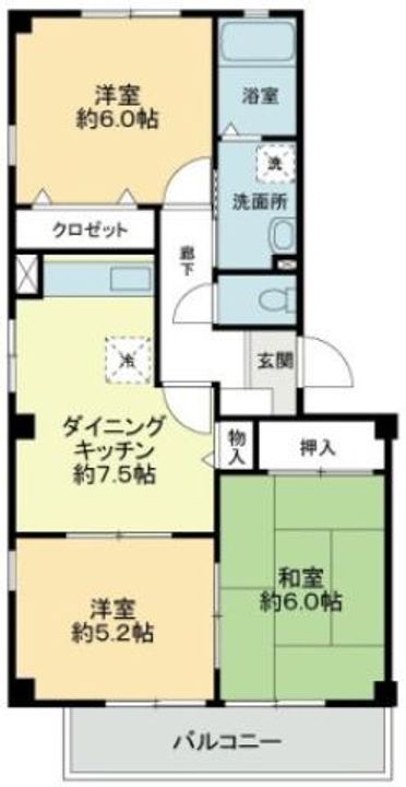 フォブール加茂の間取り
