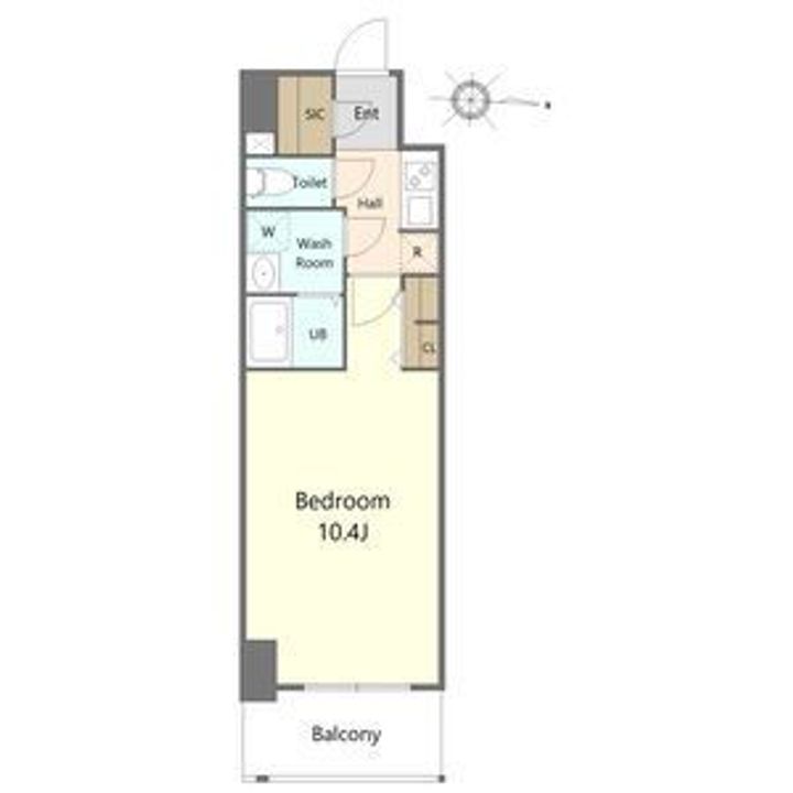 S-RESIDENCE岐阜駅の間取り