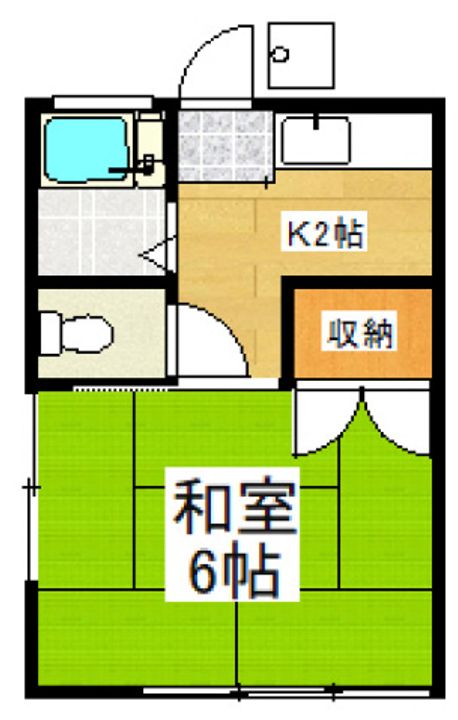 當麻ハイツの間取り