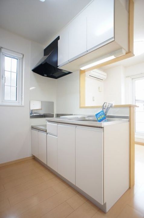 福島県いわき市平赤井字大根内(アパート)の賃貸物件のキッチン