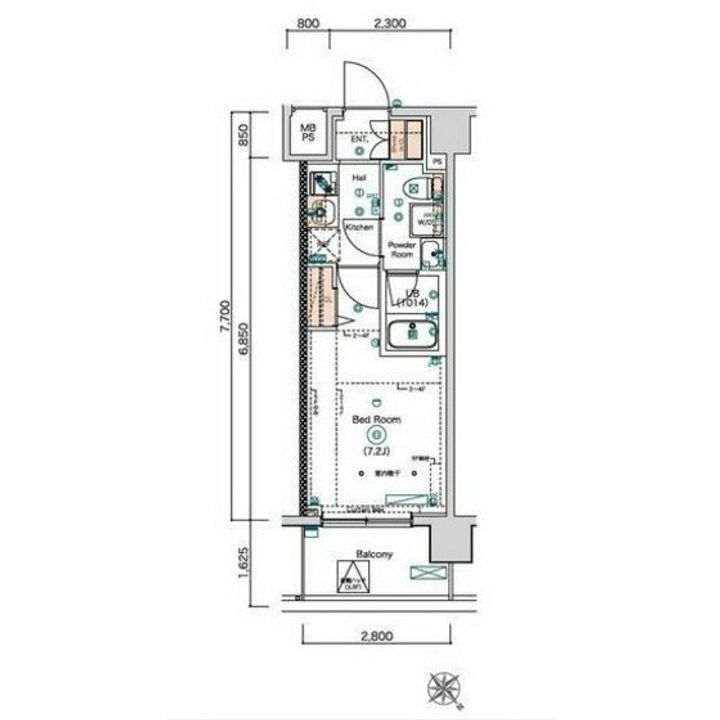 SQUARE CITY TSURUMIICHIBA(スクエアシティ鶴見の間取り