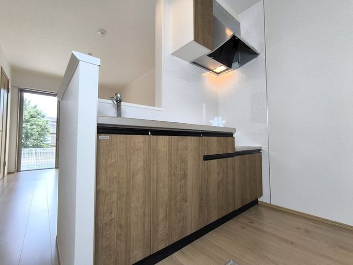 茨城県結城市大字結城(アパート)の賃貸物件のキッチン