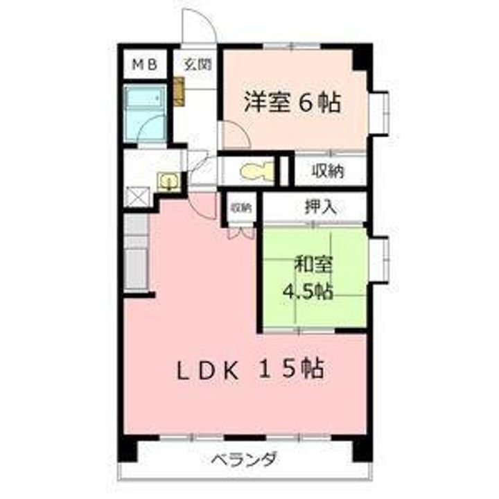 メゾン萩野の間取り